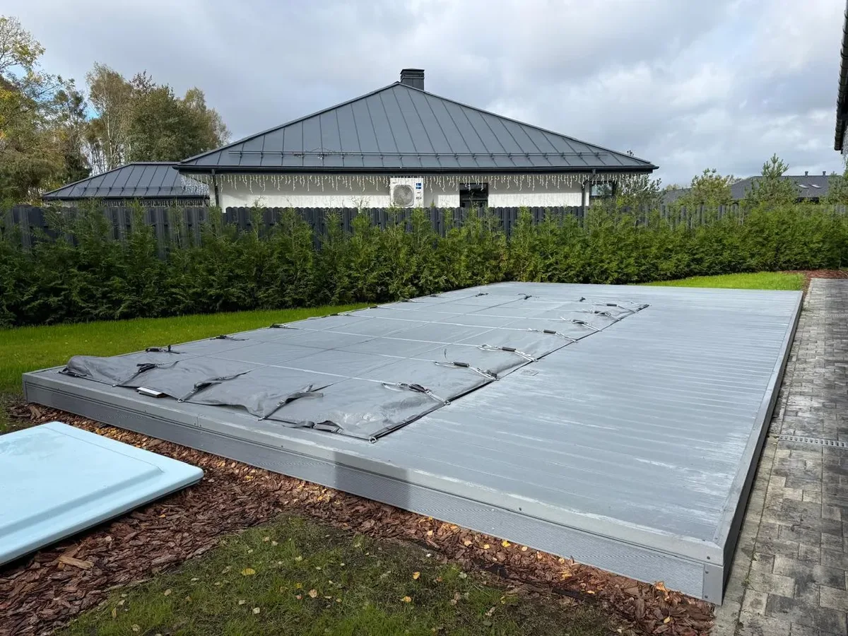 Покрывало Laguna Cover Mesh — установка в Белогорске