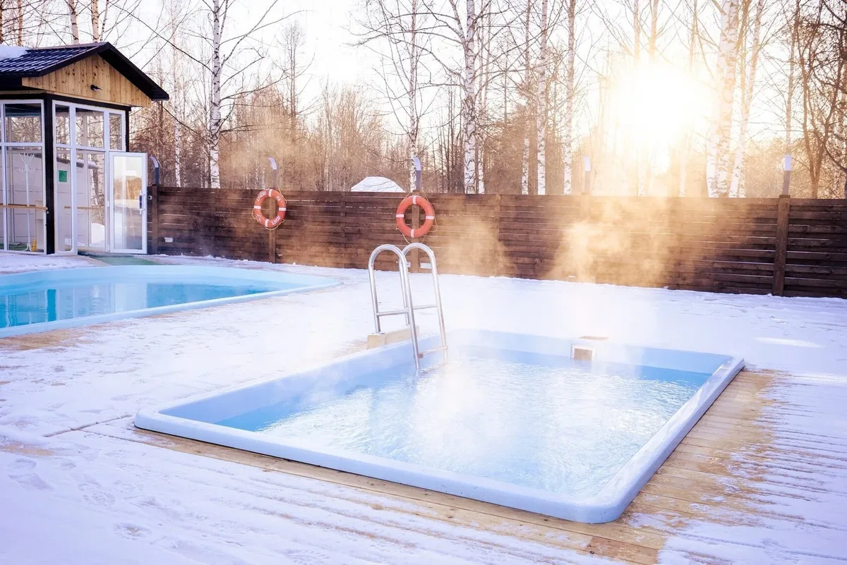 Композитный бассейн Laguna 4 — установка в Белогорске