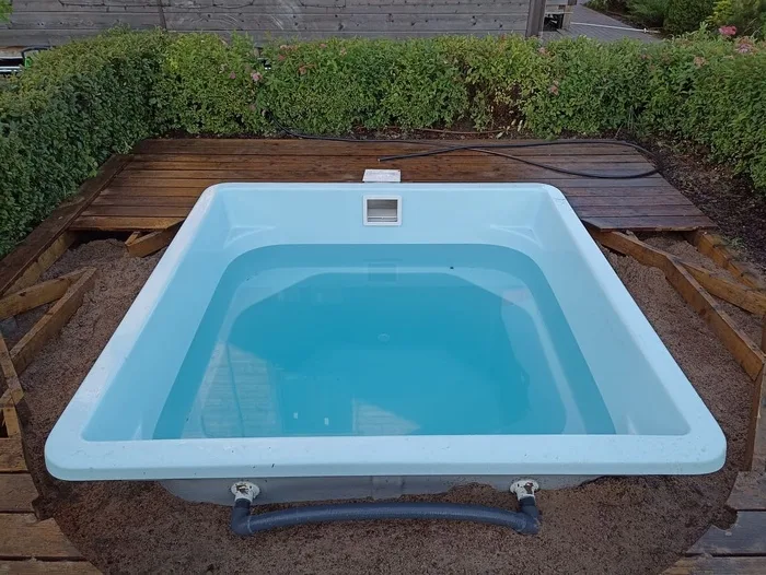 Композитная купель Laguna 2 — установка в Белогорске