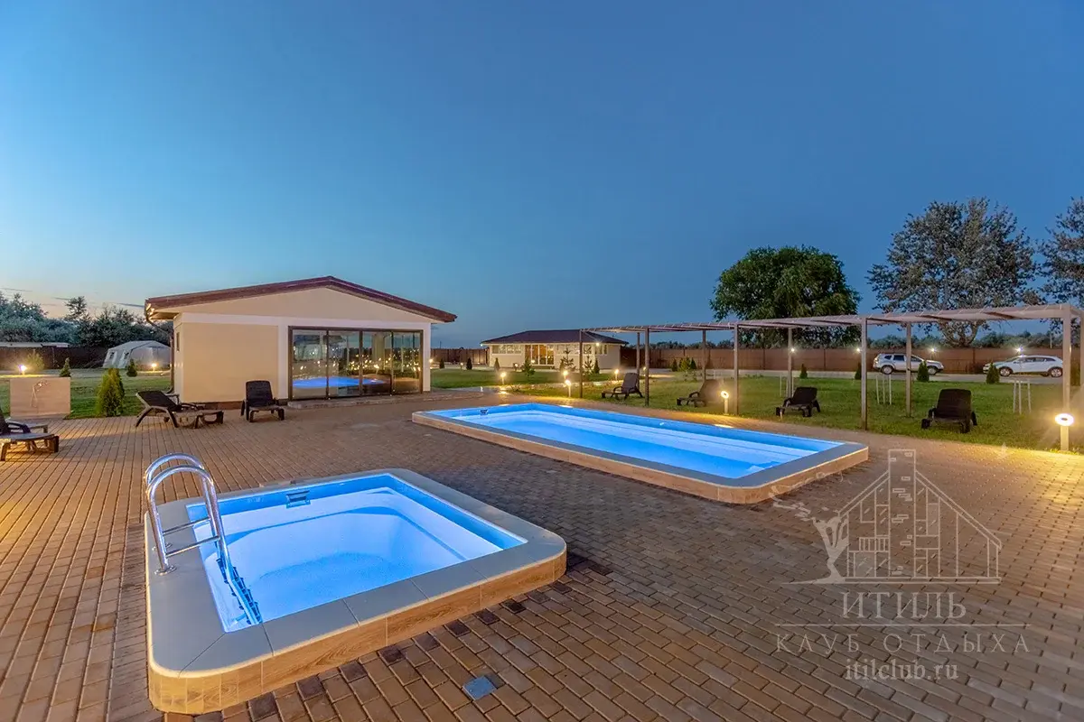 Композитная купель Laguna 3 — установка в Белогорске